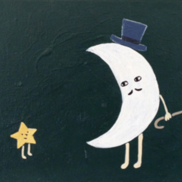 「月と星」のイラスト